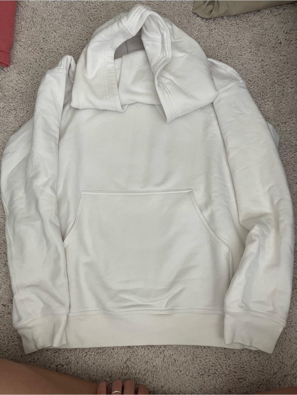 lululemon athletica White Pullover Hoodie